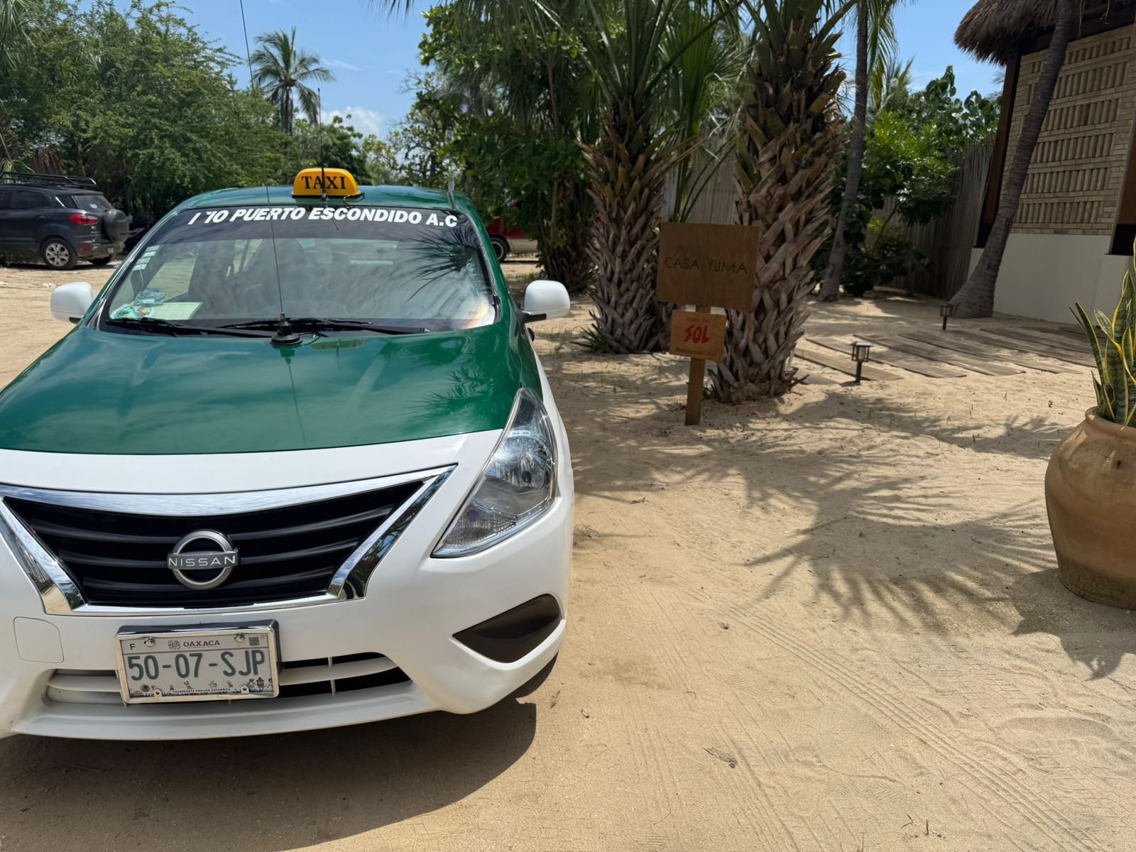 Taxi a Los Naranjos Puerto Escondido